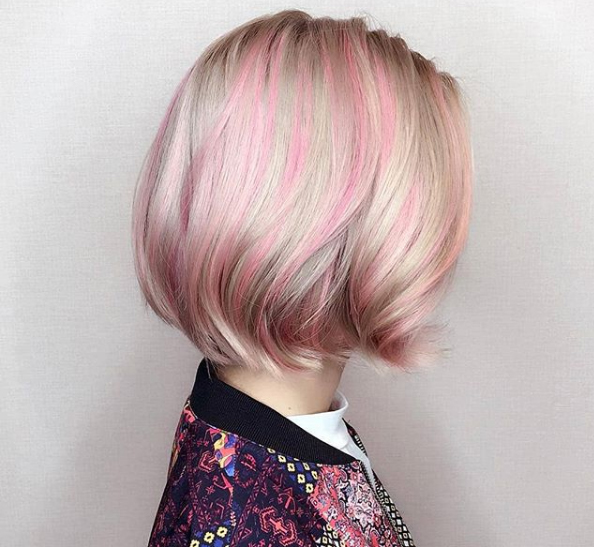 short-hair-pink-rose-hair-niche-salon-bangkok