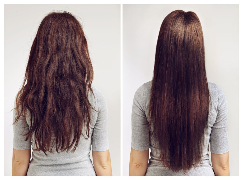 10. Blue Tips Hair Straightening Before and After Photos - wide 5