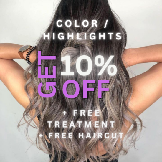 Color - Highlights - Promotion Niche Salon Bangkok