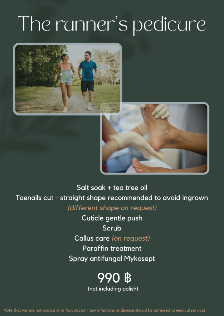 The runner's pedicure